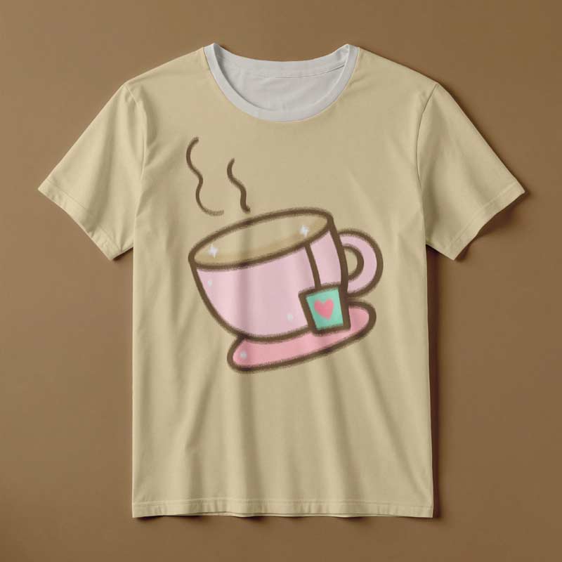 playera taza de cafe