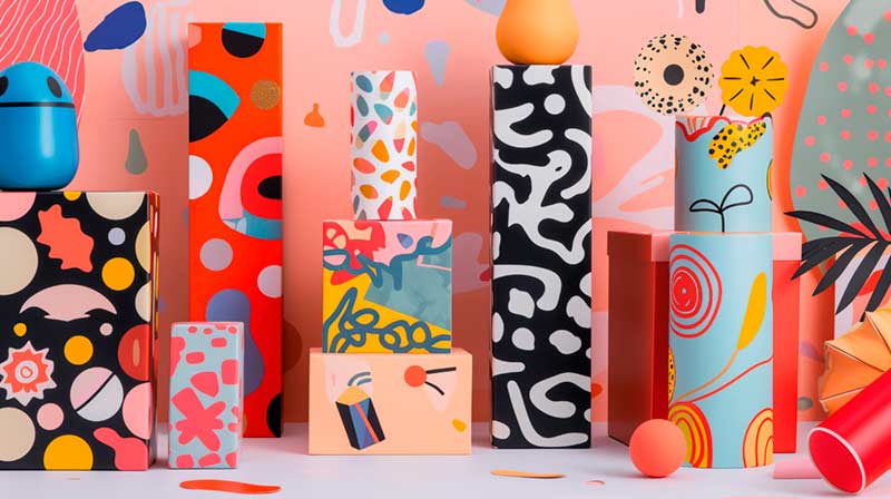 imagen de cajas de varios colores